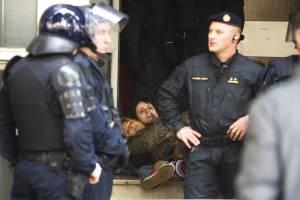 Zagreb, 19.10.2016 - Delozacija obitelji Dukic zbog dugovaranja prema RBA...